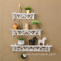 White Display Stand Racks for Books 3-SET